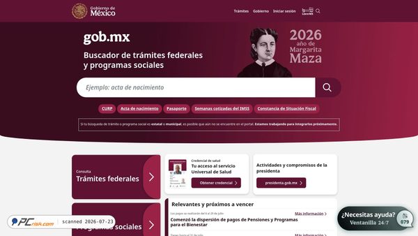 gob.mx screenshot