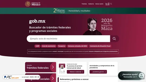 Captura de gob.mx