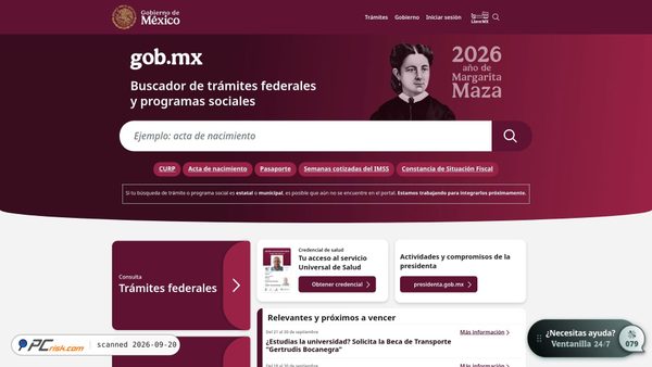 gob.mx screenshot