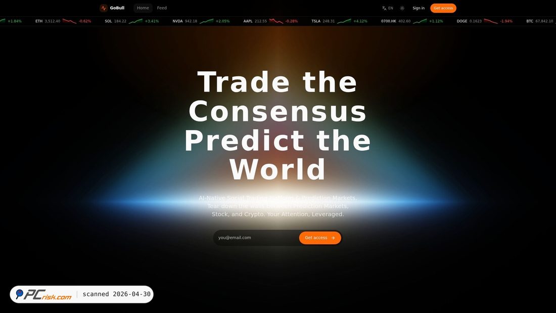 Screenshot of gobull.app
