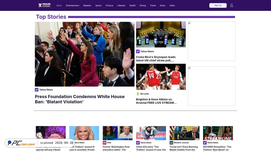 Captura de pantalla de goggle.co