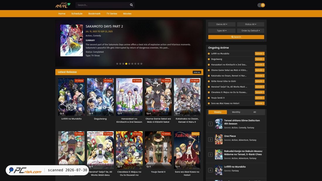 Screenshot di gogoanime.by