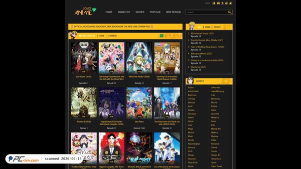 gogoanimes.cv screenshot