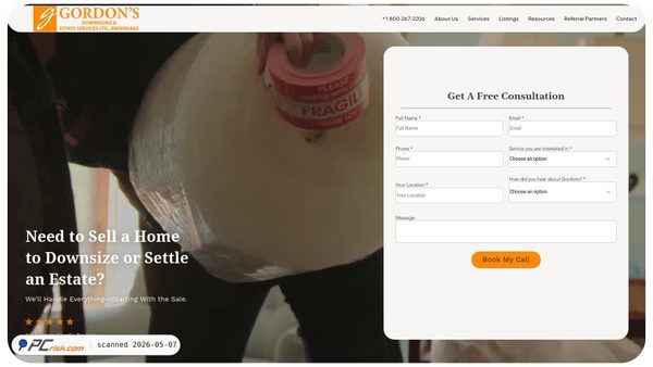 gogordons.com screenshot