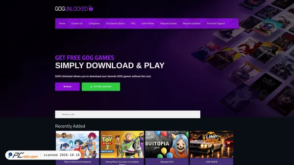 gogunlocked.com Screenshot