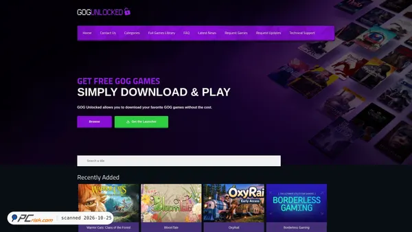 gogunlocked.com Screenshot