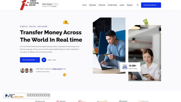 Screenshot di goifirstcenral.com