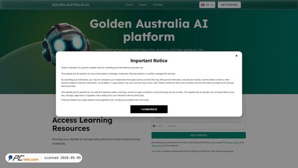 goldenaustraliaai-app.com screenshot
