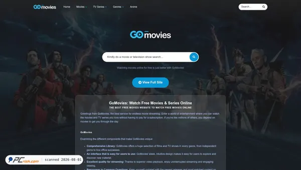 gomovieprod.com screenshot