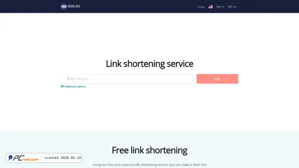 goo.su screenshot