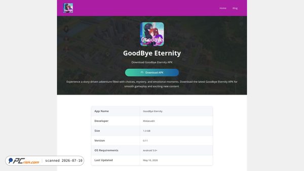 goodbyeeternity.org screenshot