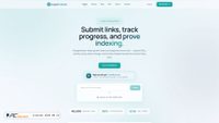 Captura de ecrã de google-indexer.com