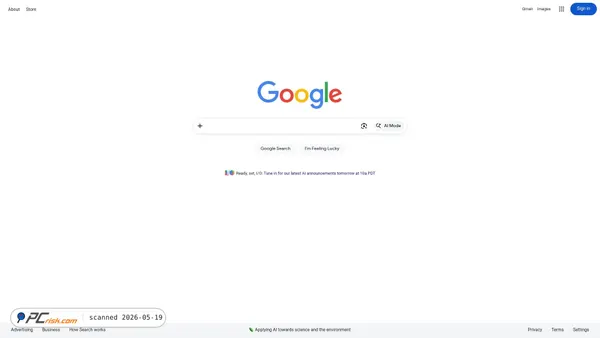 google.co.jp screenshot