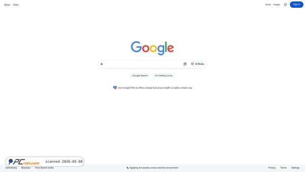 google.co.uk screenshot