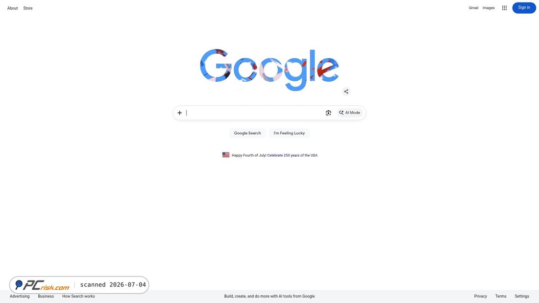 Screenshot of google.no