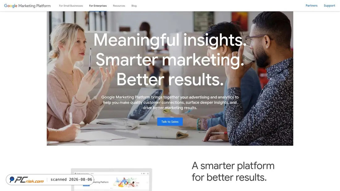 Screenshot of googleads.g.doubleclick.net