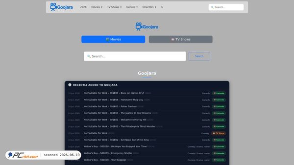 goojara-official.co.za screenshot