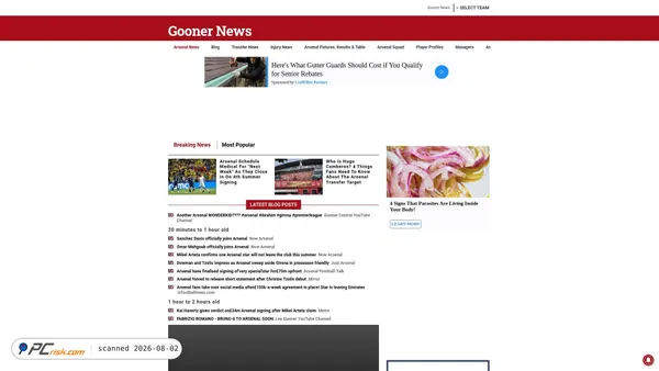 goonernews.com screenshot