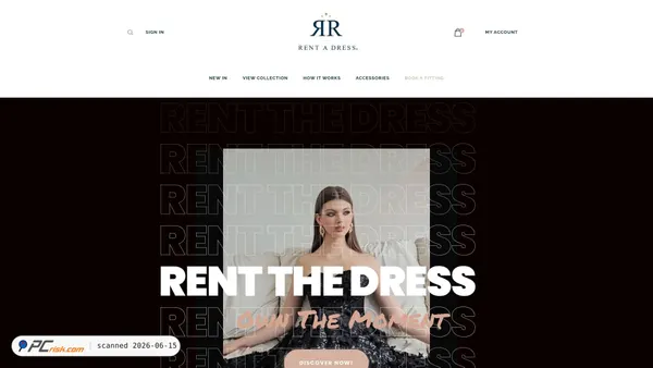 gorentadress.com screenshot