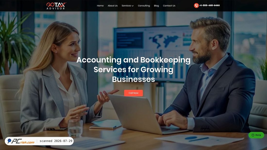 Screenshot of gotaxadvisor.com