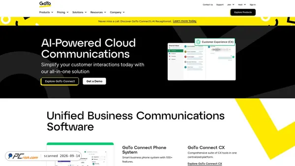 Screenshot di goto.com