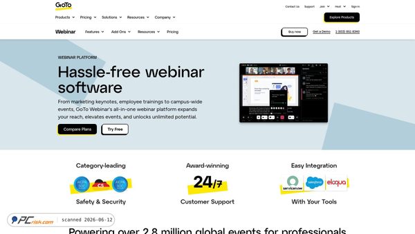 gotowebinar.com screenshot