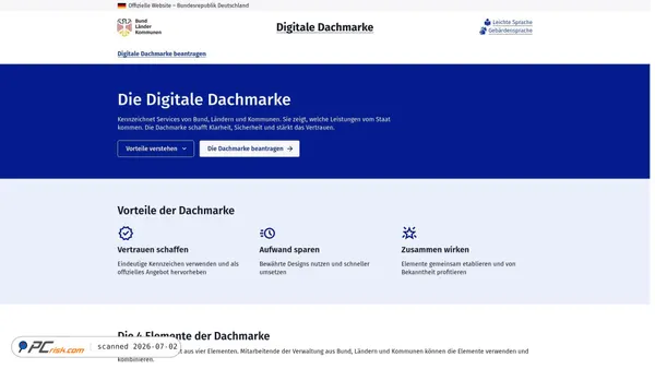 gov.de screenshot