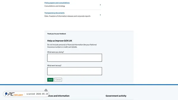 gov.uk screenshot