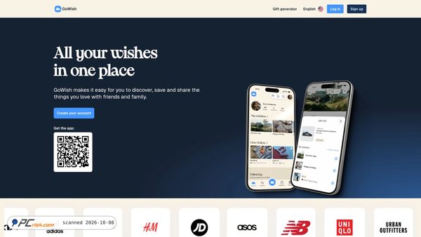 gowish.com Screenshot