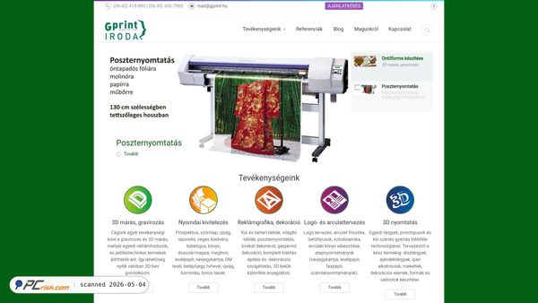 gprint.hu screenshot