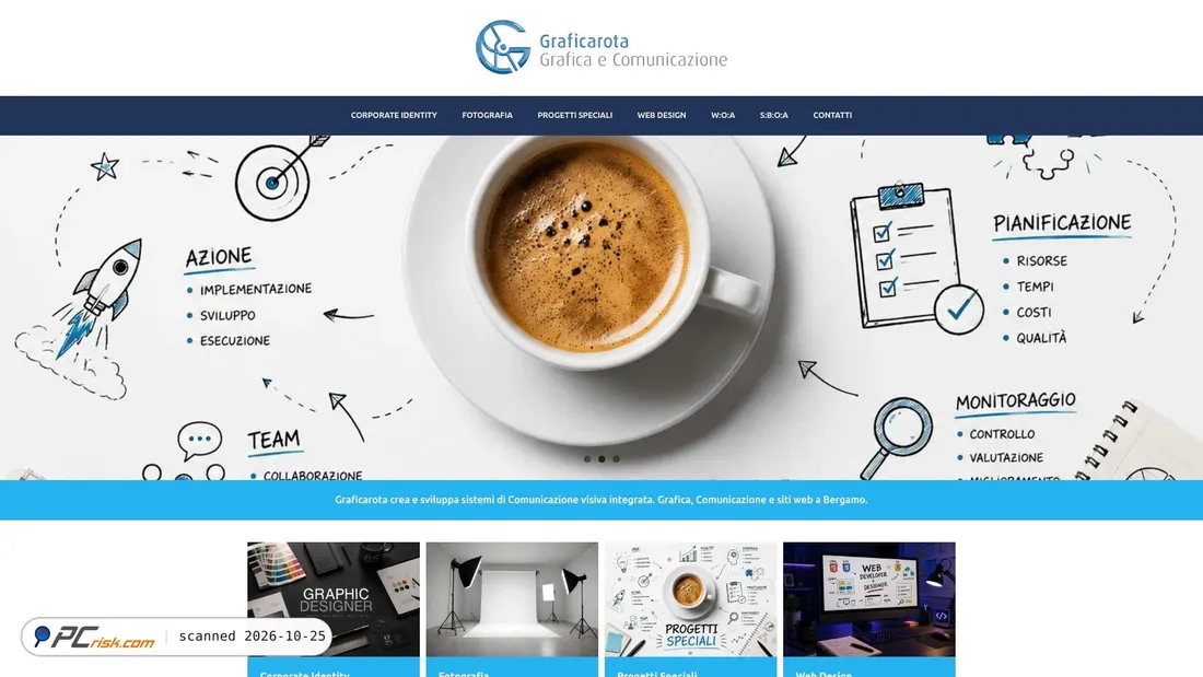 Screenshot of graficarota.it
