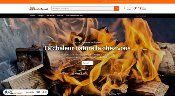 Screenshot di grandboisnormand.com