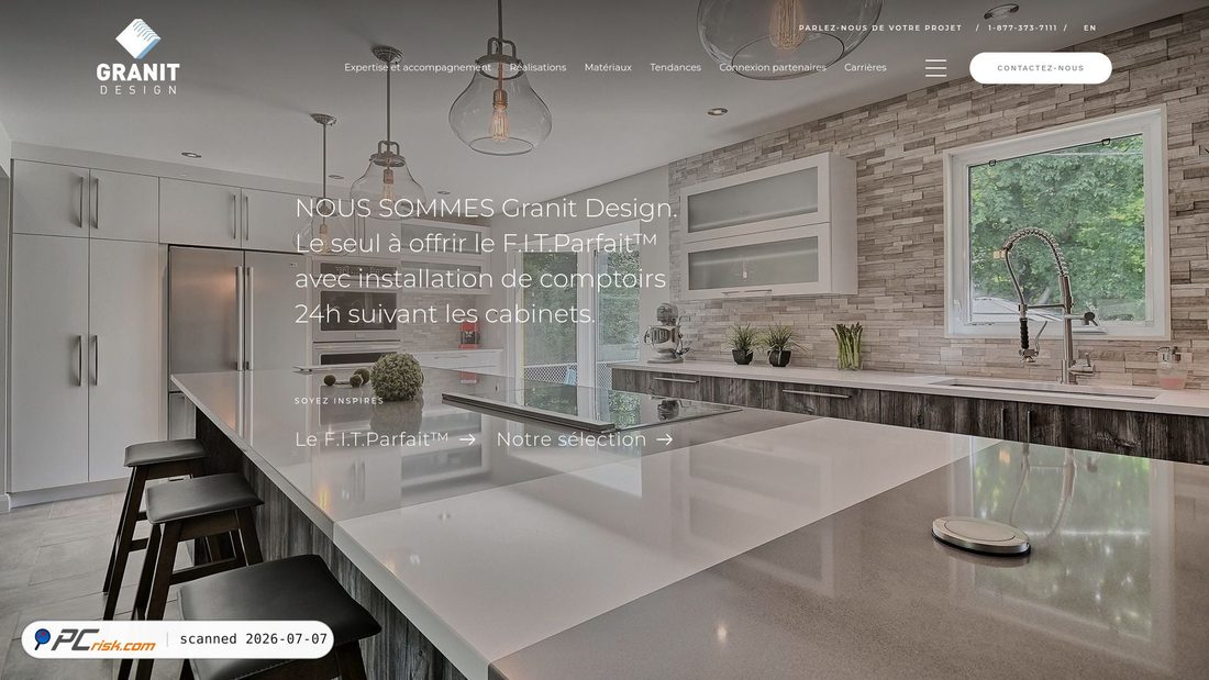 Screenshot of granitdesign.com