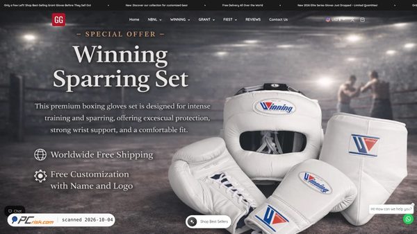 grantgloves.us Screenshot
