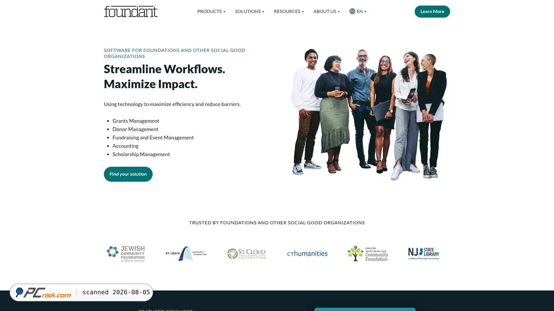 Screenshot of grantinterface.com