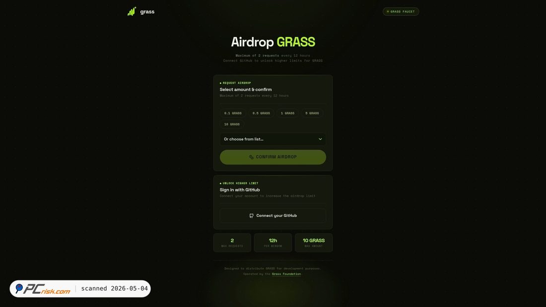 Screenshot of grasspro.xyz