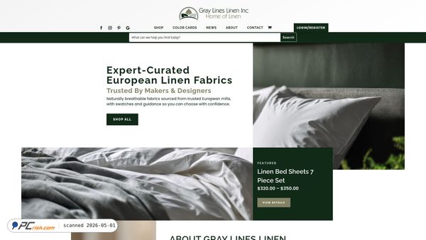 graylinelinen.com screenshot