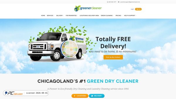 Captura de greenercleaner.net