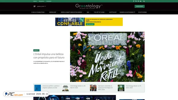 greentology.life screenshot