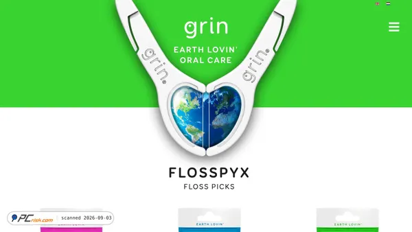 Zrzut ekranu grinoralcare.eu