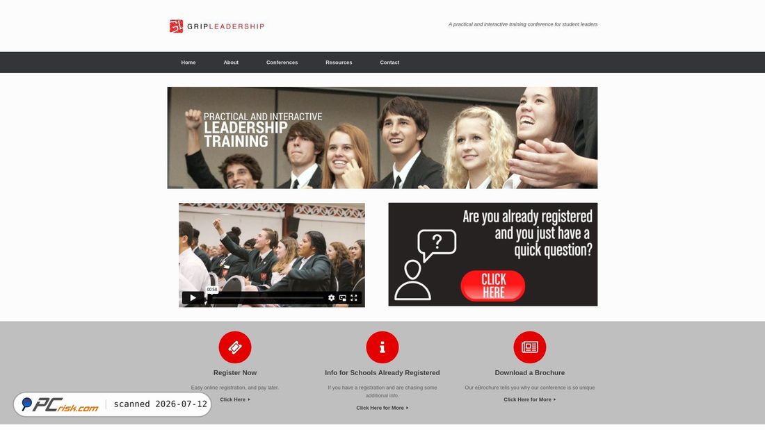 Screenshot of gripleadership.co.nz