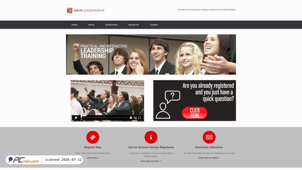 gripleadership.co.nz screenshot