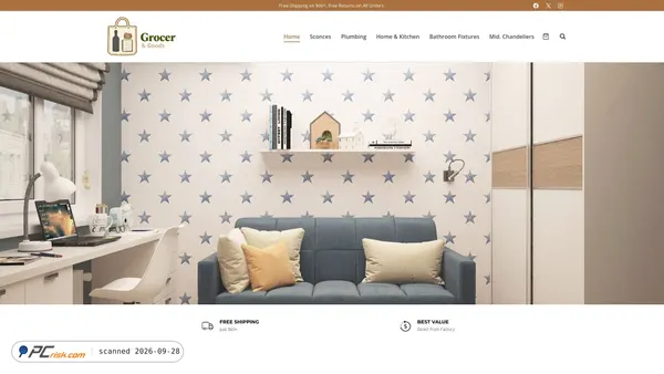 Captura de grocerandgoods.com