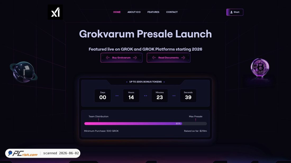 Screenshot of grokvarum.com
