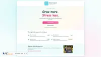Captura de ecrã de growcoachapp.com