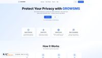 growsms.com Screenshot