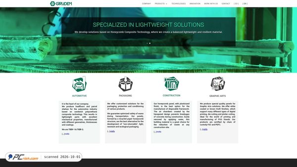 Captura de ecrã de grudem.com