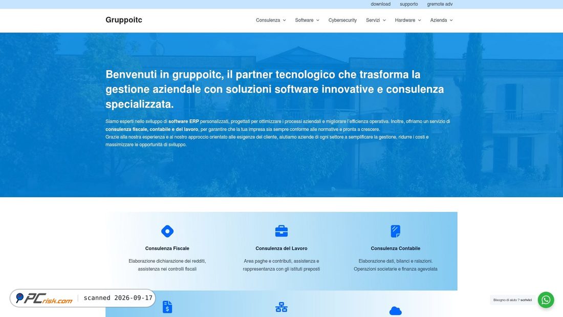 Captura de ecrã de gruppoitc.com