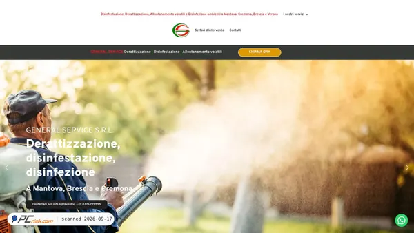 gsdisinfestazioni.com Screenshot