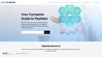 Captura de ecrã de guidetopeptide.com
